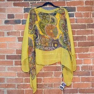 Evelyn K Boho Poncho Scarf